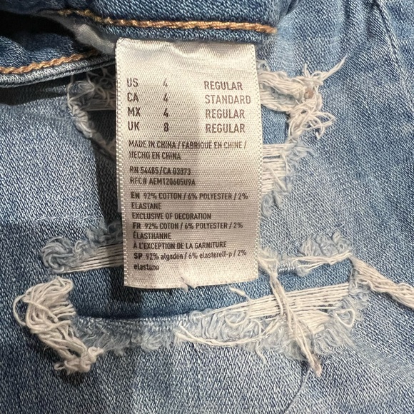 American Eagle Distressed High Rise Jegging - Picture 8 of 13